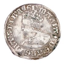 Mary, Groat (1553-4), 1.91g, mm. pomegranate both sides (S.2492), slightly creased flan, o/wise