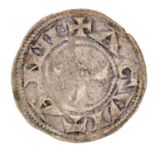 Anglo-Gallic, Aquitaine, Richard I Denier, Duke of Aquitaine (1172-1189), Bordeaux Mint, obv.