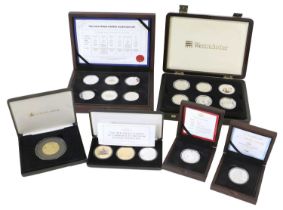 Assorted Duke and Duchess of Cambridge Silver Commemorative Coinage; comprising 24 coins and