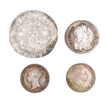 4x Assorted Groats, comprising; Henry VI, groat, Annulet issue (1422-30), Calais Mint, (S.1836),