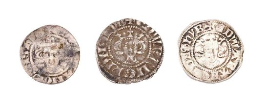 3x Edward I Long Cross Pennies; Bristol Mint, Good Fine; Canterbury Mint, Good Fine; and, London