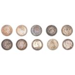 10x Mixed 19th Century Sixpences, comprising; George III, 1818; George IV, 1821 and 1829; William