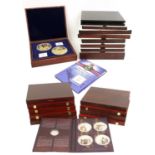 Job Lot of Assorted Windsor Mint Sets, 20 boxed and cased sets in total containing over 175 coins;