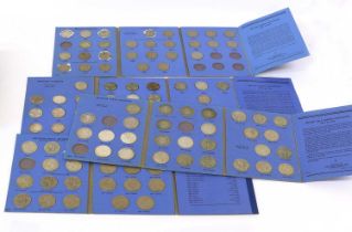 4x Silver Coin Whitman Folders, comprising; halfcrowns 1911-1940, missing 1912, 1917 and 1924,