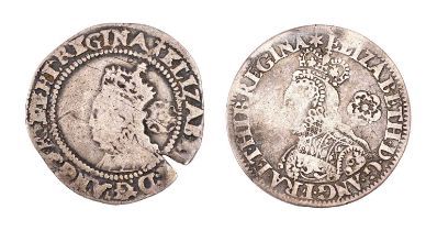 Elizabeth I, Milled Sixpence 1562, (2.64g) mm. star, tall narrow bust with decorated dress, (S.