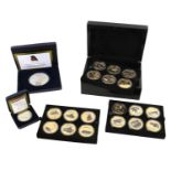 Selection of Flying Scotsman Themed Commemorative Coinage; comprising; Jersey, silver proof £10 2013