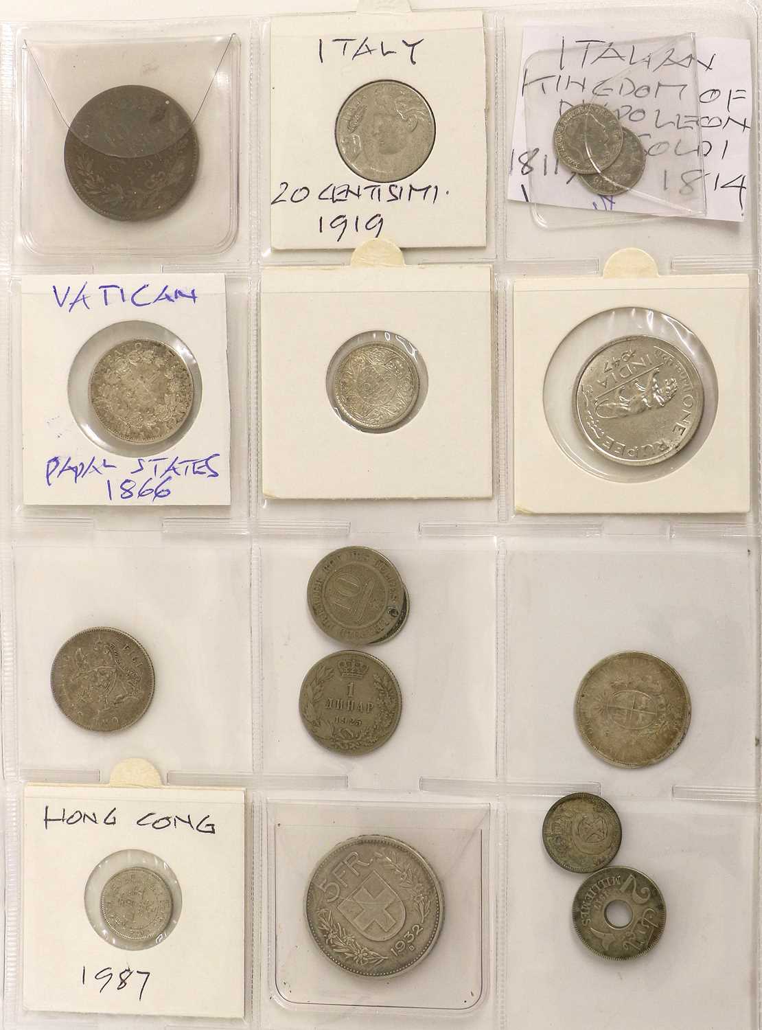 World Coin Album, comprising approx. 150x 19th century and early 20th century coins, many in silver; - Image 15 of 22