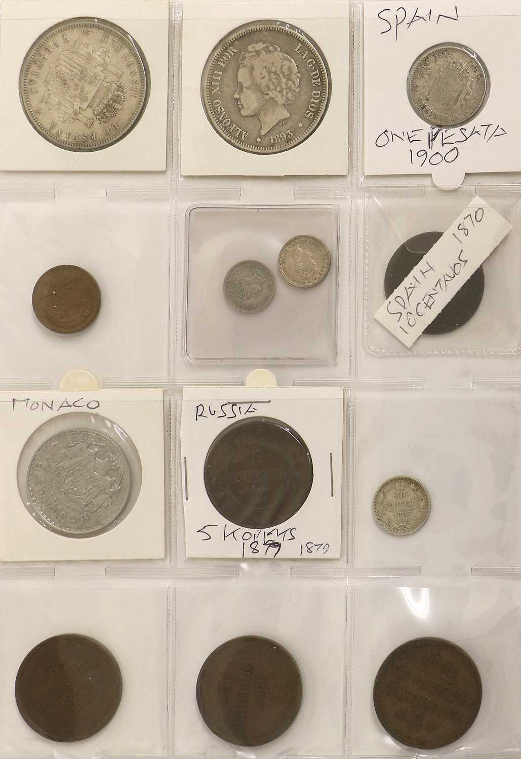 World Coin Album, comprising approx. 150x 19th century and early 20th century coins, many in silver; - Image 8 of 22