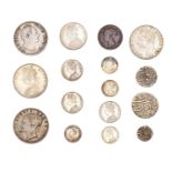 Collection of Colonial Asian Coinage, 16 coins comprising: British India, East India Company: (2x)
