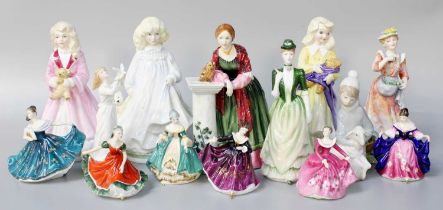 A Group of Twelve Royal Doulton Ladies, to include Kirsty HN3246, Fragrance HN3250, Sara HN3249,