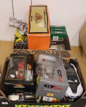 Varous Modern Diecast Toys, including genuine Harley Davidson, Maisto GTR Mercedes, Two other