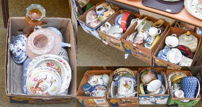 A Large Quantity of Assorted Decorative Ceramics, including Mason's, Royal Doulton, Spode, Denby and