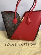 Louis Vuitton Kimono Hand Bag, stylishly designed as a two tone open top bag released in Spring/