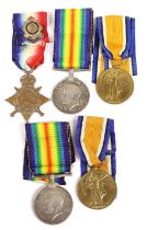 A First World War Trio, awarded to RTS-3181 PTE.J.GREAVES, A.S.C., comprising 1914 Star (TS-3181