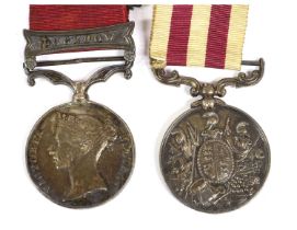 A Victorian Long Service Pair of Medals, awarded to 2531 PTE.D.COSGROVE, 3RD RIFLE BDE.,