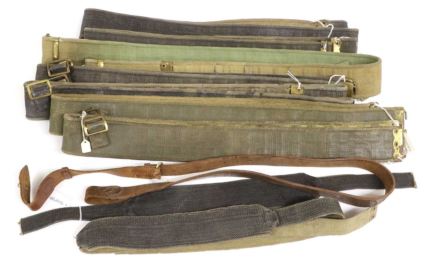 A Quantity of British Uniform Accessories, including Sam Browne belts, sword slings, leather straps, - Image 4 of 11