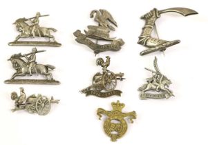 A First World War Silver Sweetheart Brooch to the Liverpool Pals, hallmarks for London 1914; Seven