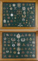 A Collection of Approximately One Hundred and Thirty British Military Badges, including some First