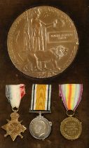 A First World War Memorial Group, awarded to 2.LIEUT.W.(Walter) D.(Douglas) TAYLOR, W.RID.R.,