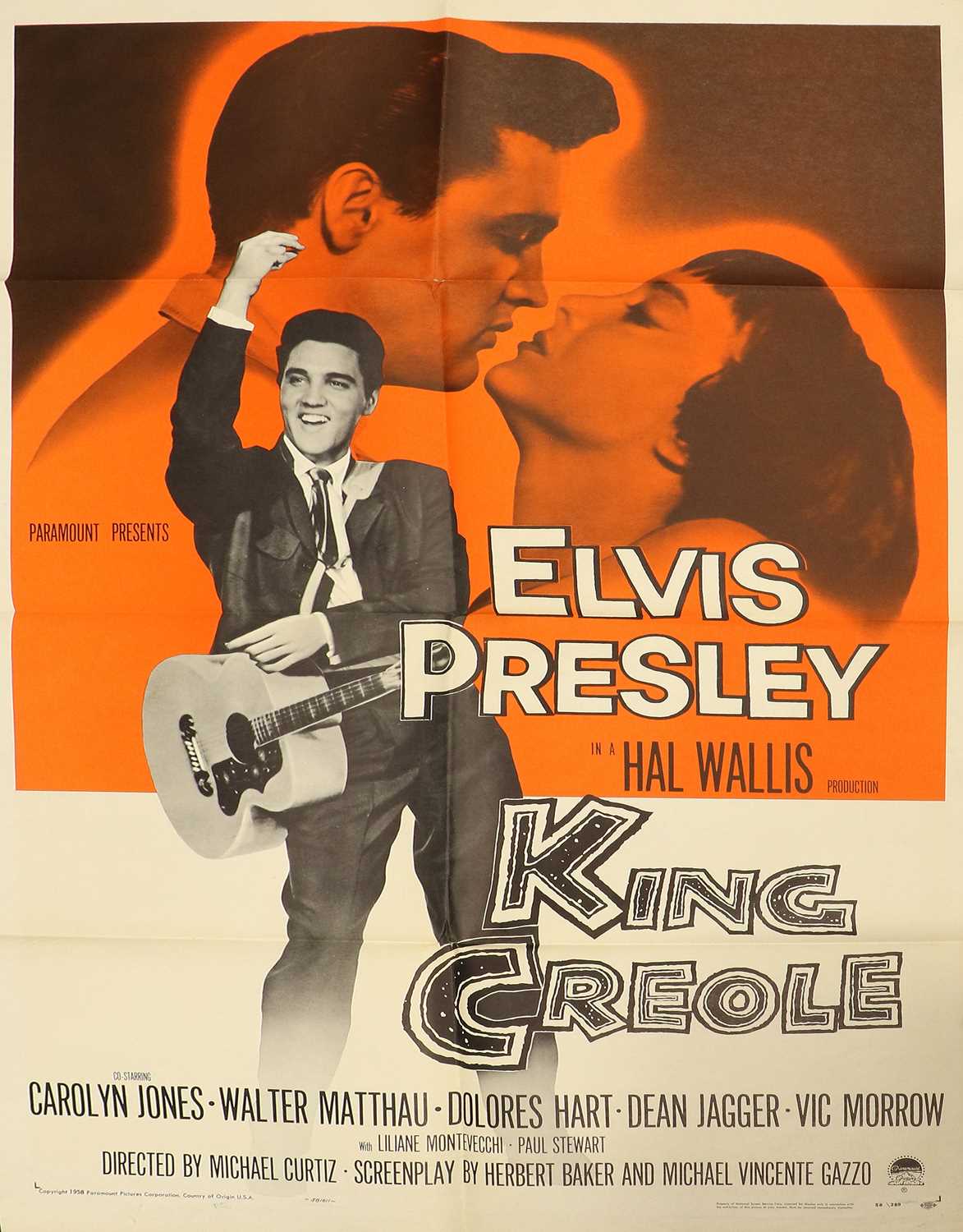 Elvis Presley - King Creole Film Poster