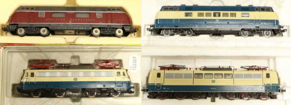 Fleischmann HO Gauge Four Locomotives