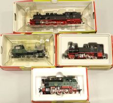 Fleischmann HO Gauge Four Tank Locomotives