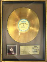 Bee Gees - Gold Disc Presented To Robin Gibb