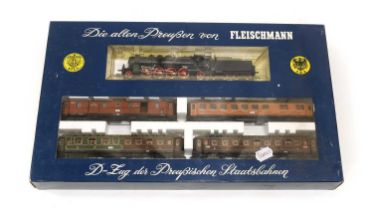 Fleischmann HO Gauge 4885 Die Alten Dreussen Von D-Zug Der Dreussischen Staatsbahnen Set