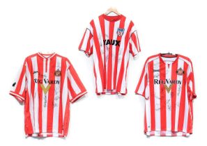 Sunderland Three Signed Football Shirts