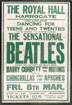 The Sensational Beatles At The Royal Hall Harrogate Concert Poster