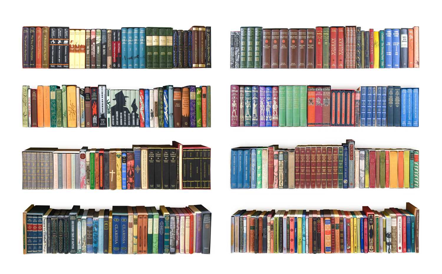 Folio Society. A large collection of books published by the Folio Society, including literature