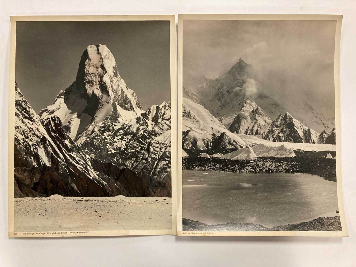 Vittorio Sella [1859-1943]. Mountain Views, six large format silver print photographs, comprising: - Image 4 of 4