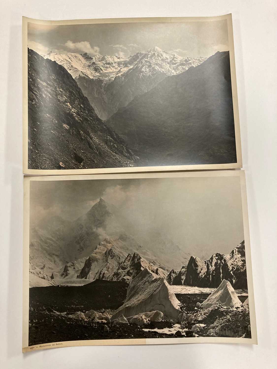 Vittorio Sella [1859-1943]. Mountain Views, six large format silver print photographs, comprising: - Image 3 of 4