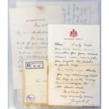 Royal Family Autograph Letters An outstanding archive of letters written to The Mackintosh of