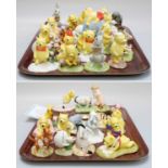 Royal Doulton "The Winnie the Pooh Collection" Figures, including: a cloud clock, money boxes, '
