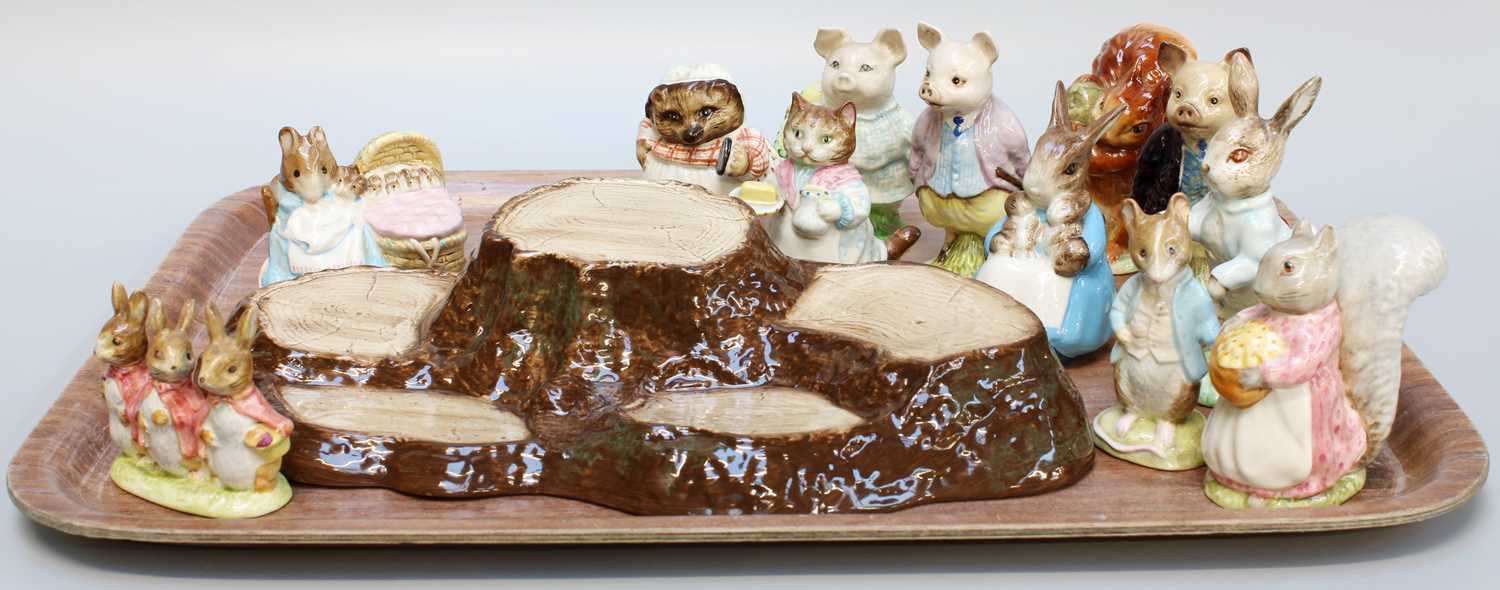 Beswick Beatrix Potter Figures, all BP-3a/b or c, including 'Amiable Guinea-Pig', 'Anna Maria' ' - Image 2 of 3