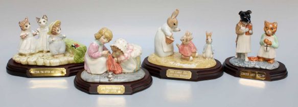 Beswick Beatrix Potter Tableaus: 'Ginger and Pickles', model No. P3790, limited edition 1975/2750,