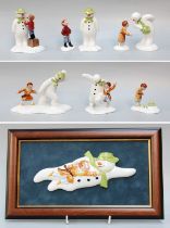 Royal Doulton "The Snowman" Figures, after Raymond Briggs, each limited edition including: 'The