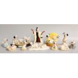 Royal Doulton Disney's "101 Dalmatians" Figures, including: 'Cruella De Vil', DM1, 'Penny', DM2, '