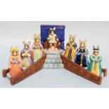 Royal Doulton Bunnykins "The Tudor Collection", Comprising: Henry VIII and His Six Wives; together