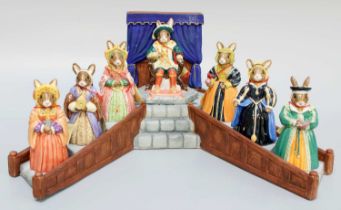 Royal Doulton Bunnykins "The Tudor Collection", Comprising: Henry VIII and His Six Wives; together