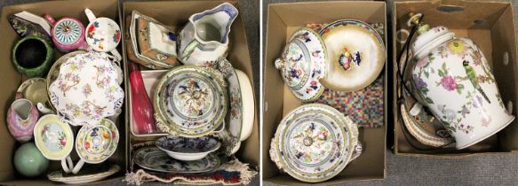 A Collection of Decorative Household Ceramics, including Davenport, Royal Doulton, Bunnykins,