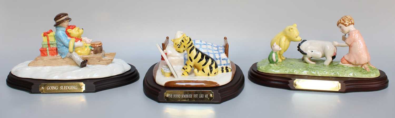 Royal Doulton "The Winnie the Pooh Collection" Limited Edition Tableaus, including: 'Going - Image 2 of 3