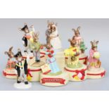 Royal Doulton 'The Occasions Collection', including: 'Graduation Day', 'Easter Parade', 'Christmas