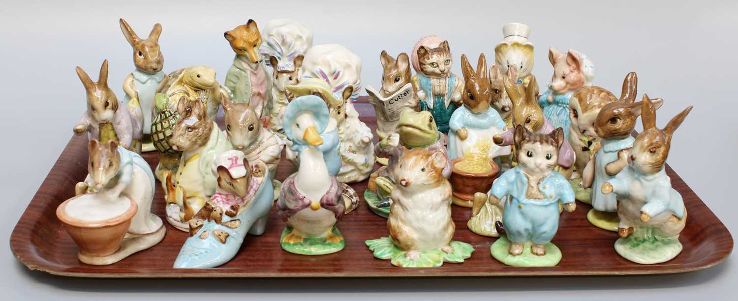 Beswick Beatrix Potter Figures, all BP-3a/b or c, including 'Amiable Guinea-Pig', 'Anna Maria' ' - Image 3 of 3