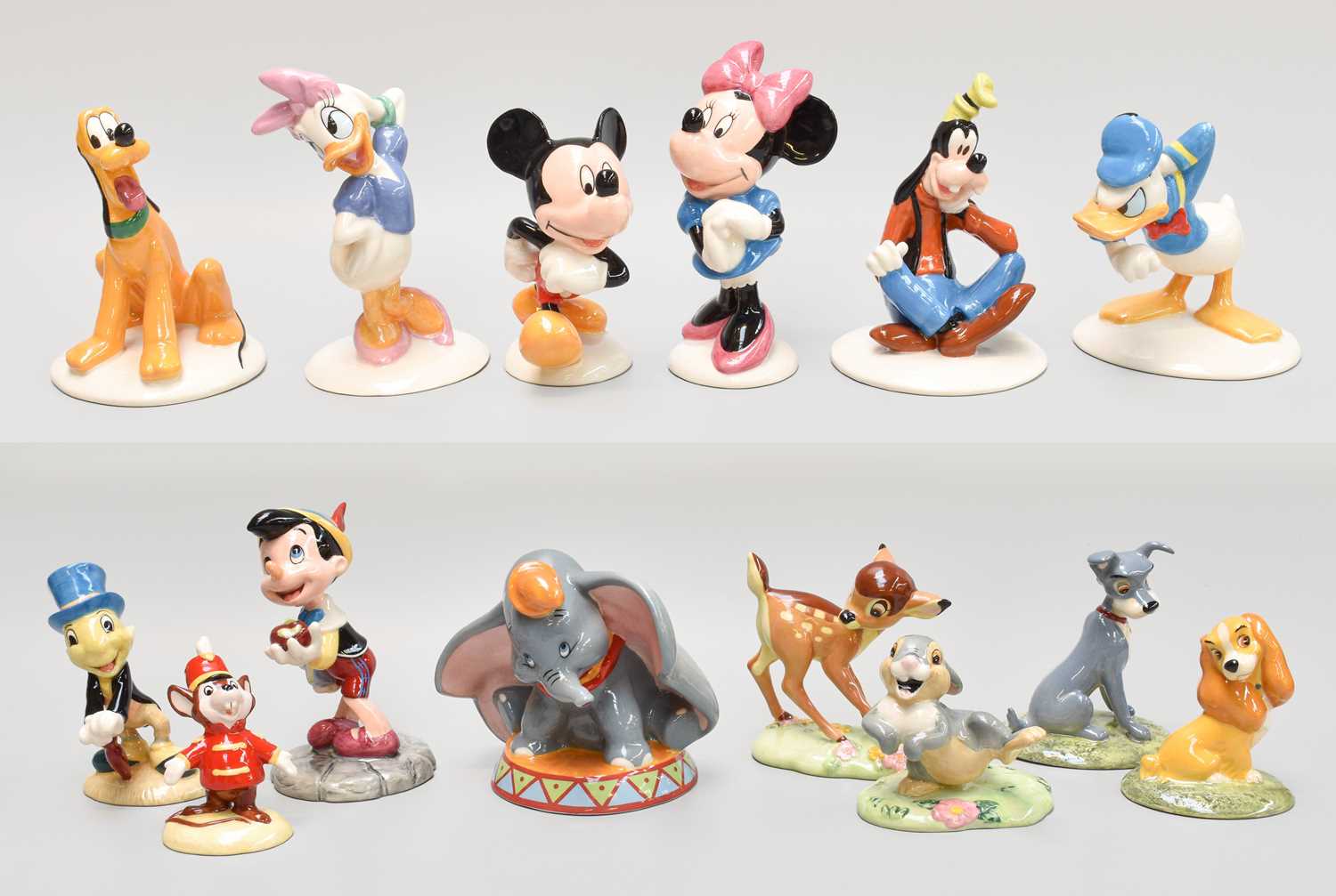 Royal Doulton Disney's "Film Classics Collection" Figures, including: 'Bambi', 'Dumbo' and '