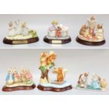 Beswick Beatrix Potter Tableaus: including 'Mrs Tiggy-Winkle and Lucie', model No. P3867, limited