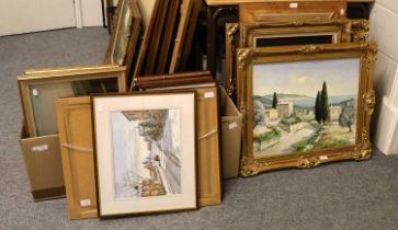 A Large Quantity of Decorative Pictures of Prints