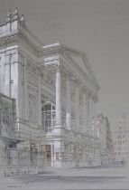 A Large Drawing, by Charlotte Halliday, The Royal Opera House Covent Garden, and Another Smaller,