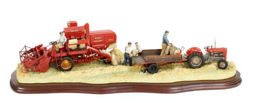 Border Fine Arts 'Bringing in the Harvest', model No. B0735 by Ray Ayres, limited edition 187/850,